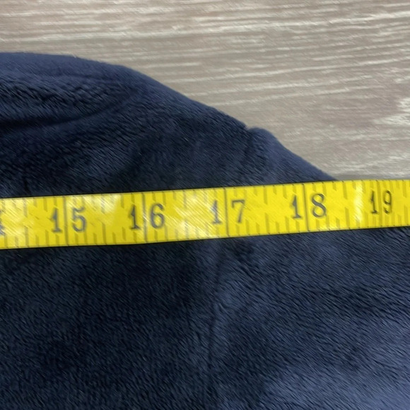 Athleta Girl Navy Feelin’ Great Plush Velour Hoodie Pullover L/12 - Picture 5 of 16